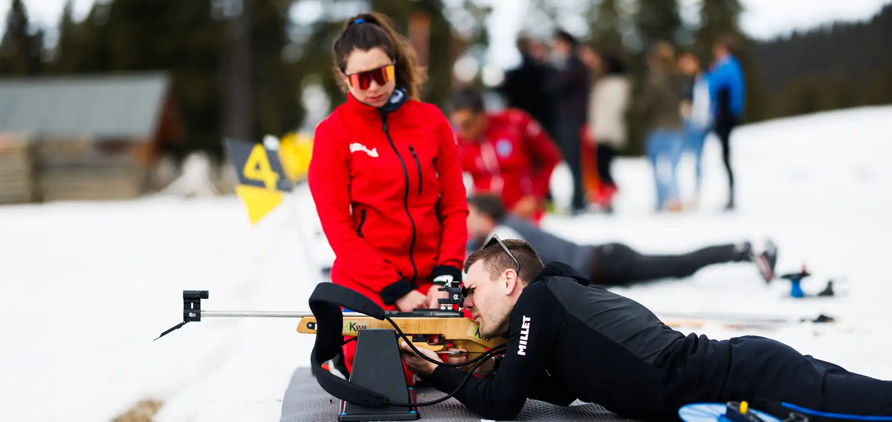 Try biathlon in Méribel
