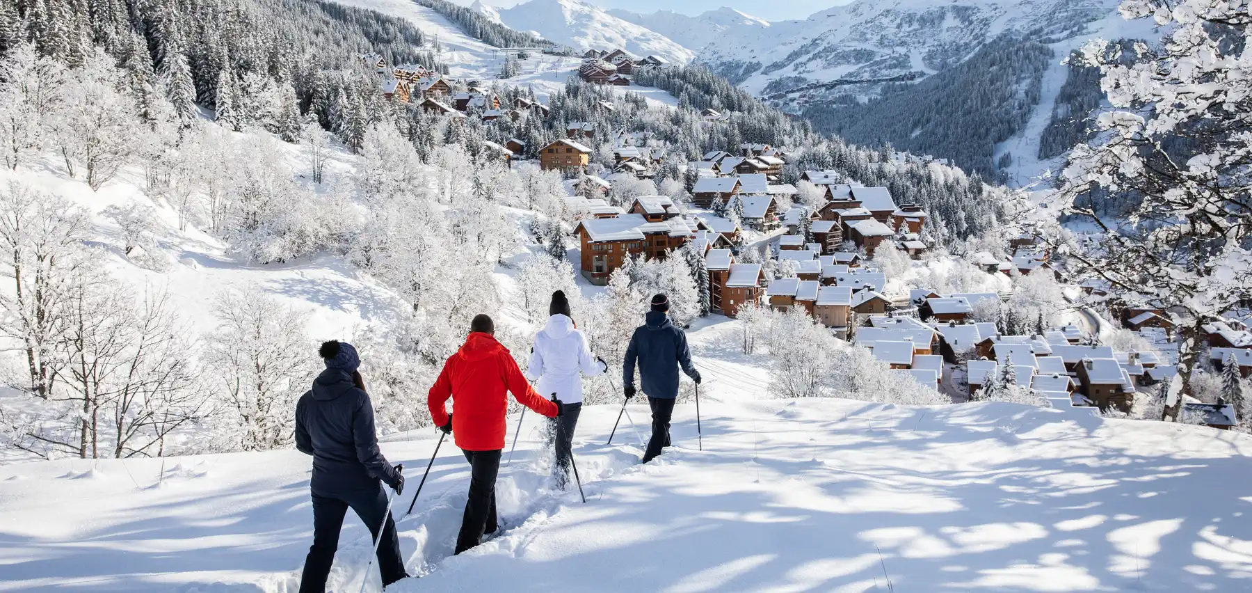 Where can you go snowshoeing in Méribel?